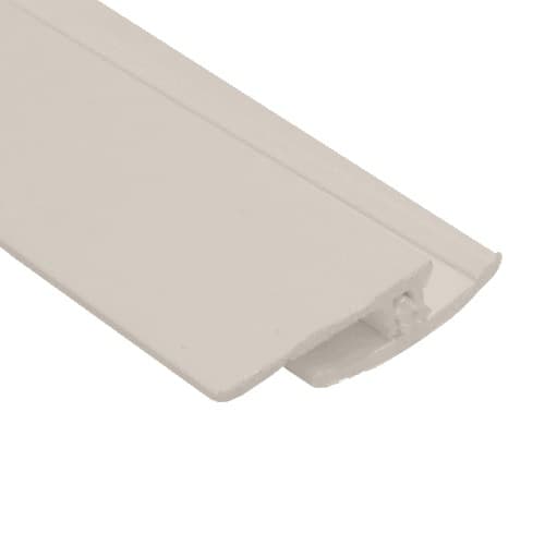 Antimicrobial PVC Hygiene Cladding Two Part Vinyl Floor Trim - 3mtr Fawn