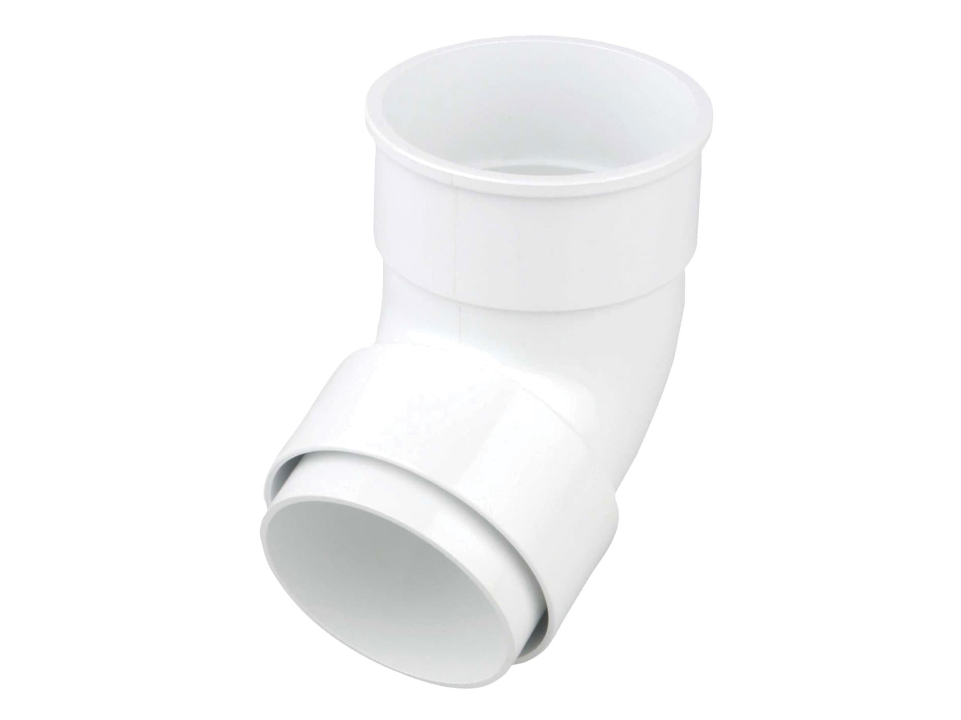 Wavin Osma RoundLine offset bend socket 68mm white 0T025W