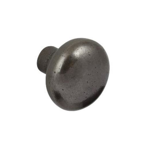 Knob Pewter Effect Single Pin