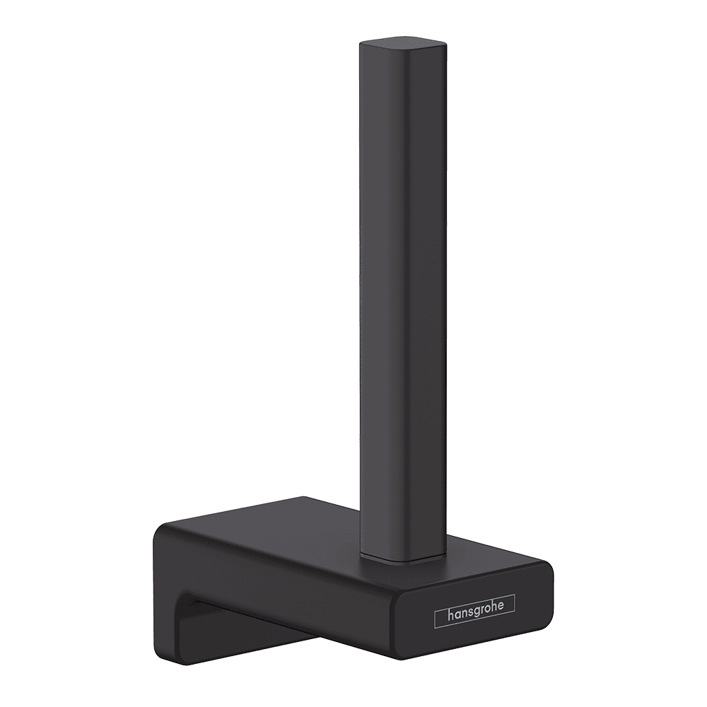 Hansgrohe AddStoris Spare roll holder - Matt Black - 41756670