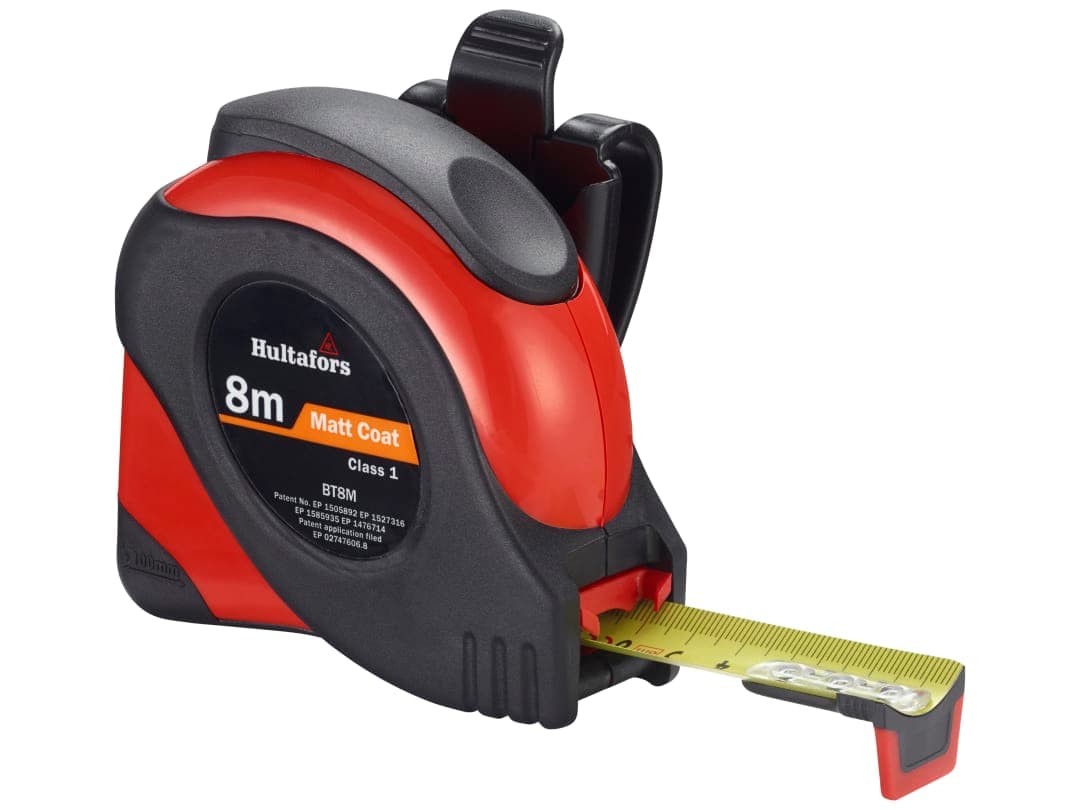 Hultafors BT8M Big T Pocket Tape 8m (Width 25mm) (Metric only) 356223