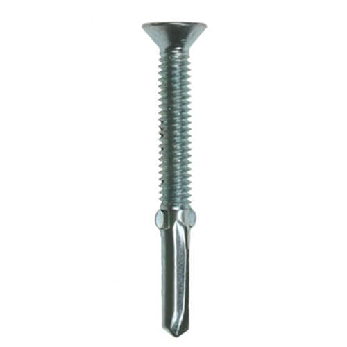 12G (5.5mm) x 85mm - Timber To Steel Winged Heavy Section Self Drilling Screw Termite Phillips Countersunk - Bag of 20