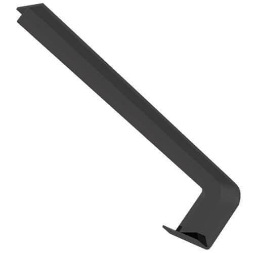 Dark Grey Smooth Fascia Corner Trim - 300mm