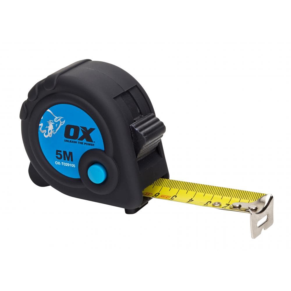Ox Tools OX-T029105 Ox Trade 5M Tape Measure - Metric Only EA