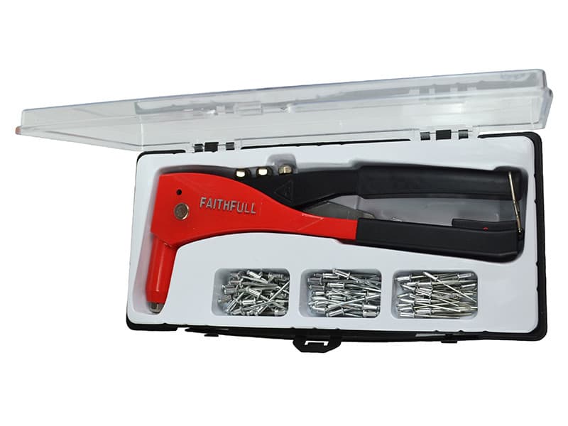 Faithfull DY-8109 KIT Heavy-Duty Riveter Kit