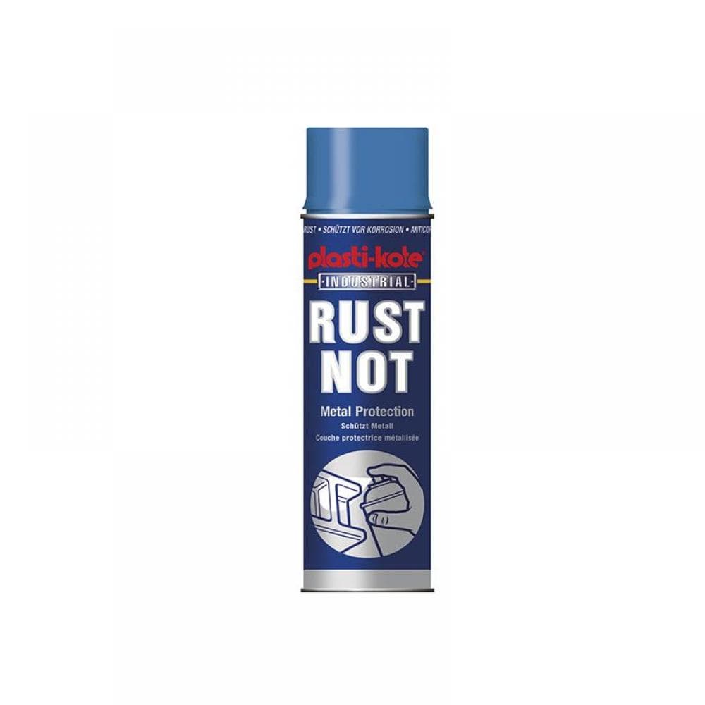 Plastikote 447781 Rust Not Spray Gloss White 500Ml