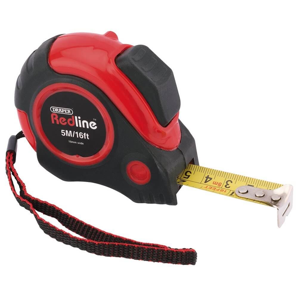 Redline 69495 Draper Redline Measuring Tape 5M/16Ft each