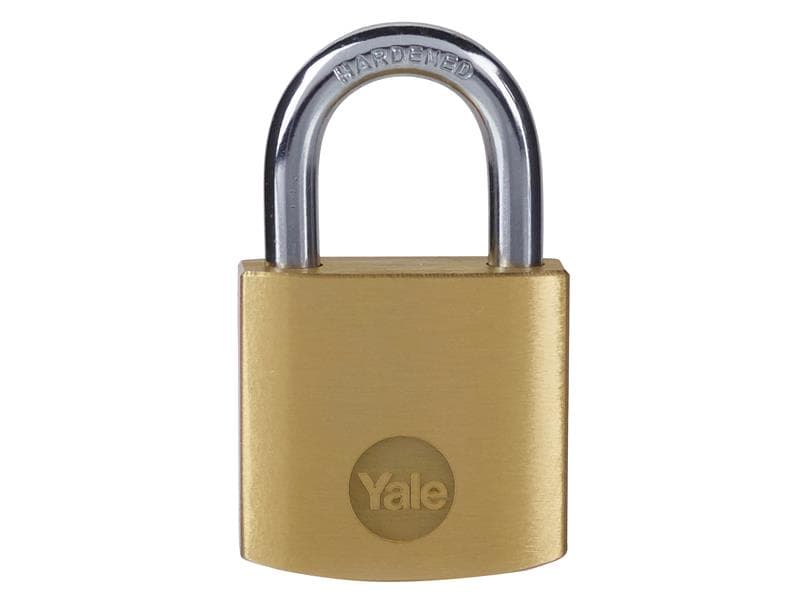 Yale Locks Brass Padlock 30Mm Y110B/30/115/1