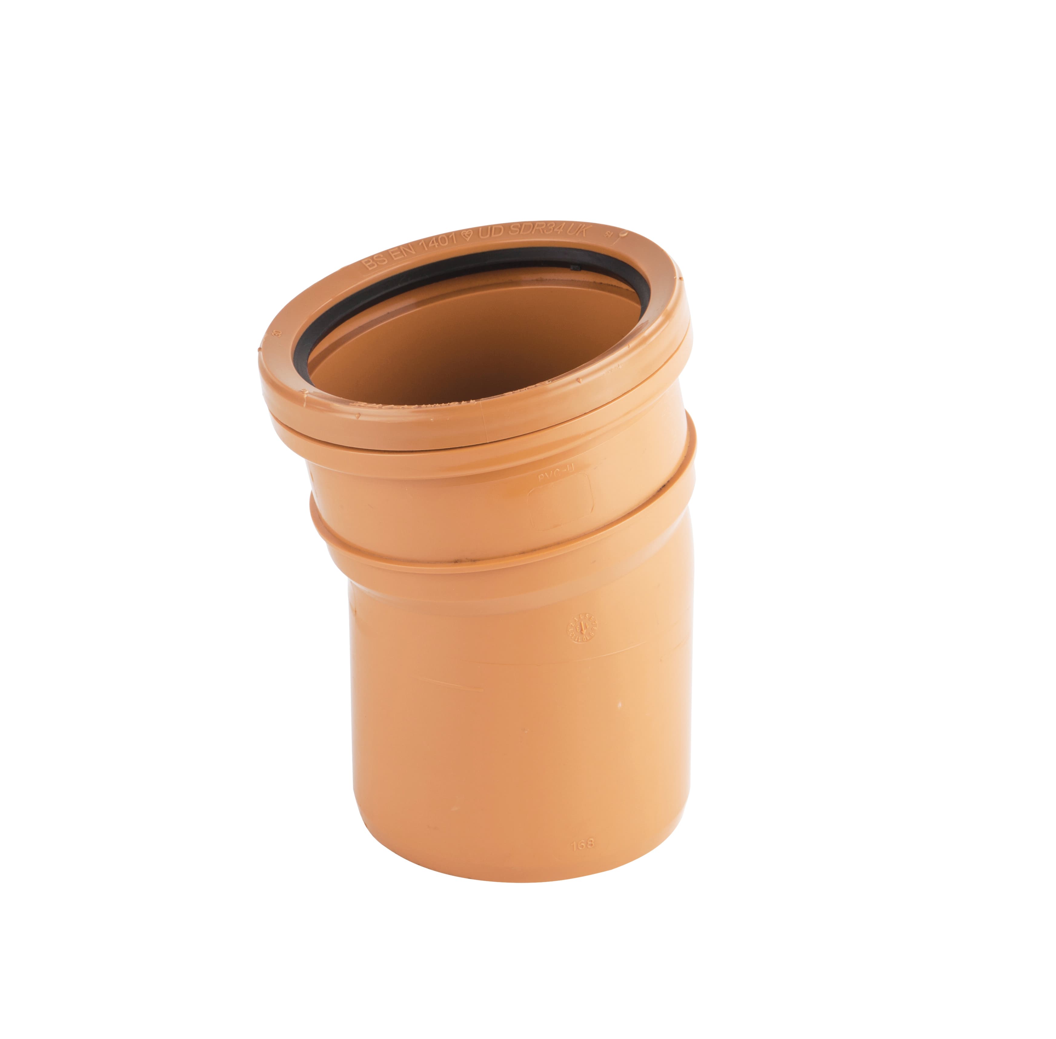 OsmaDrain Single Socket Short Radius Bend 11.5 degree 110mm 4D168