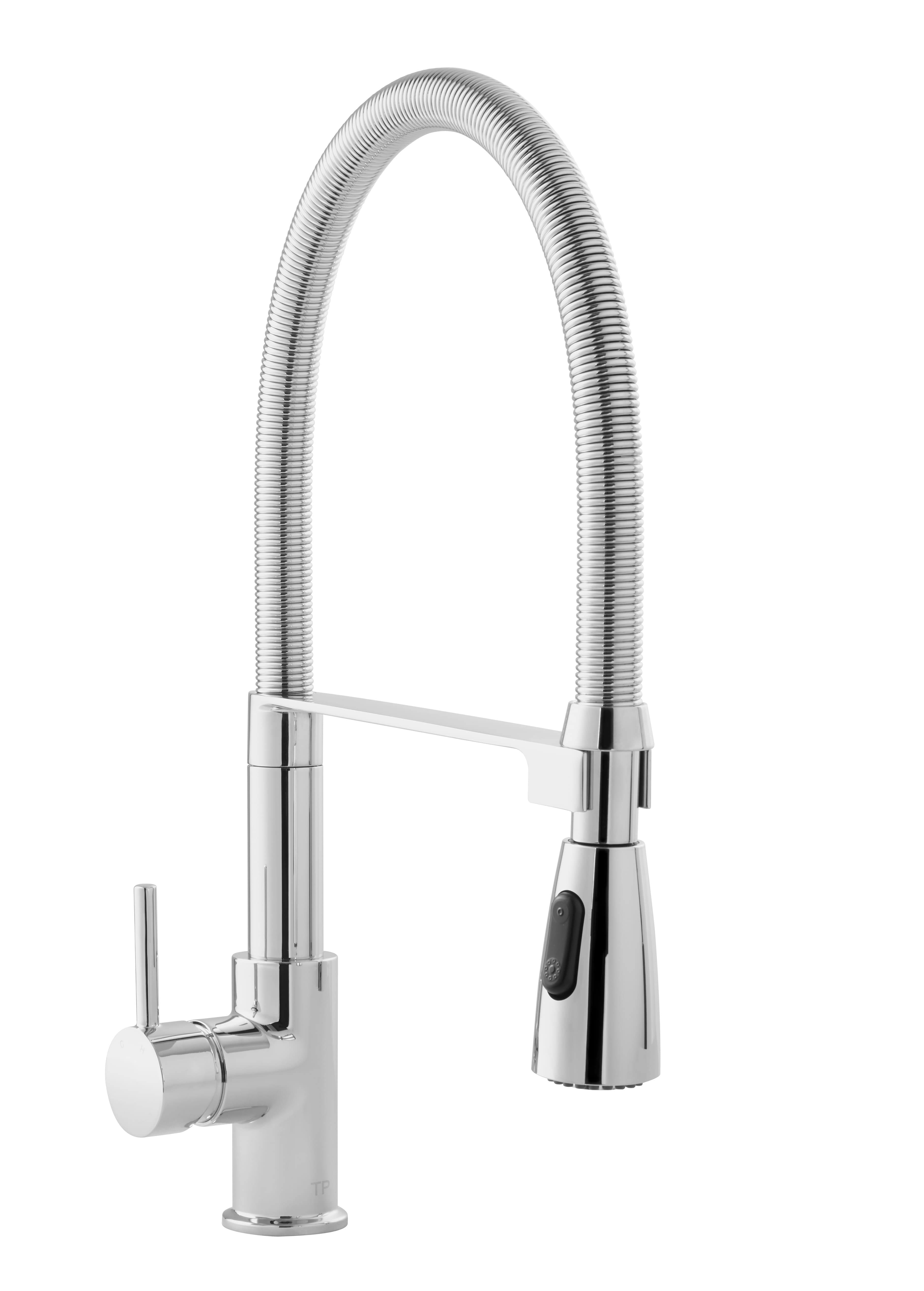 Albi Tight Coil Sink Mixer Chrome