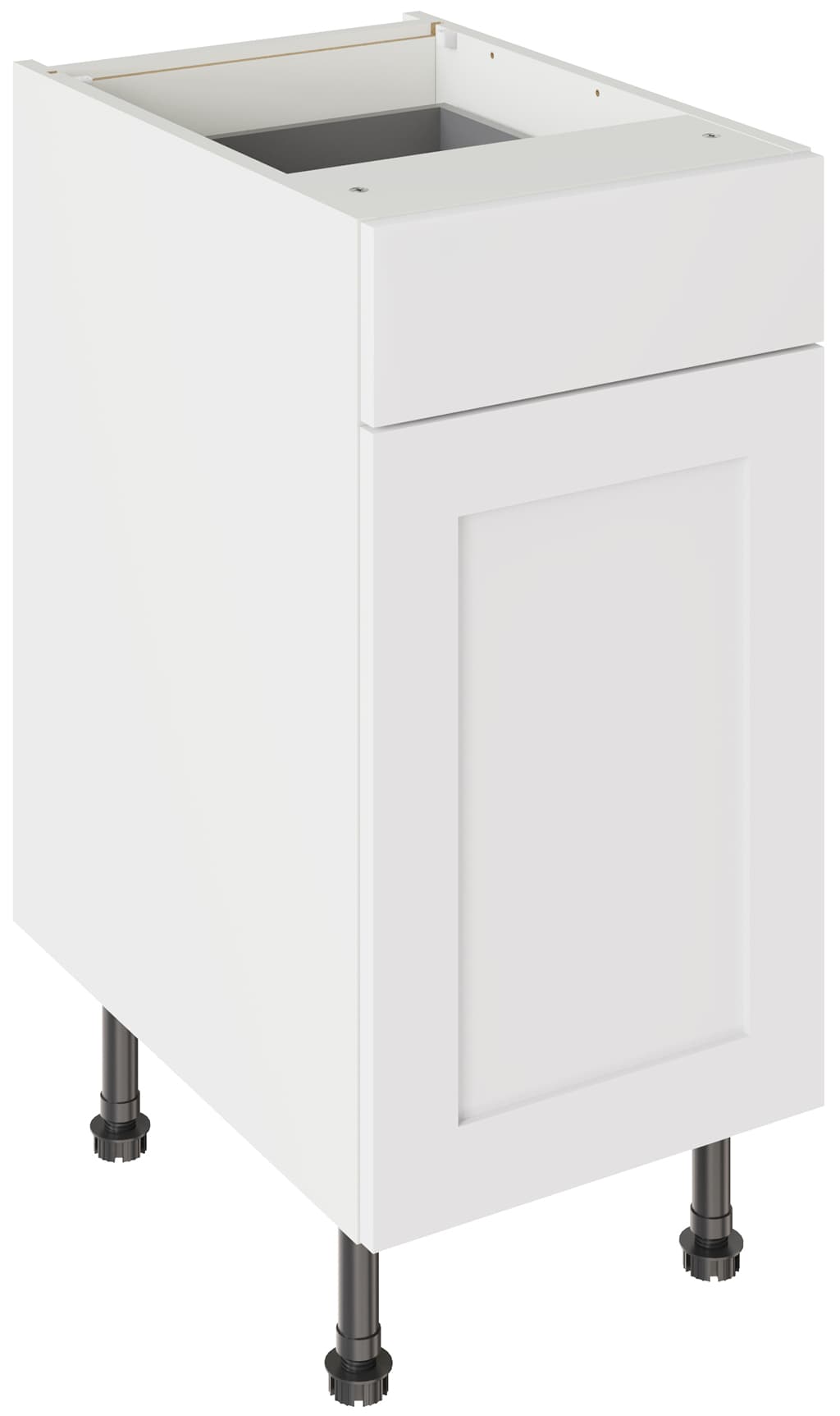 Flatpack 400 Drawerline Base Cabinet Shaker Ultra Matt White