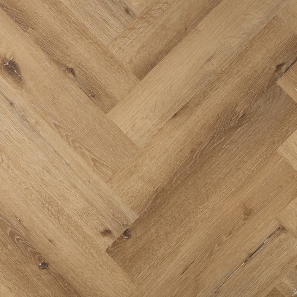 Woodpecker Trade Natural Stratex Craft Camel Herringbone Oak Flooring, 1.44m2