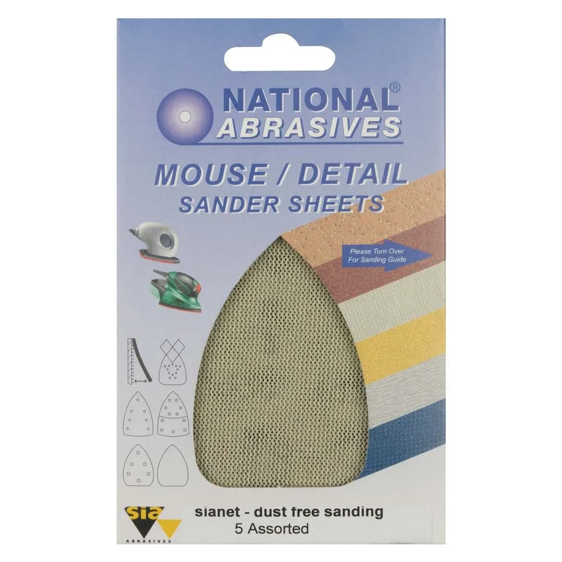 National A Sianet Mouse Pk5 Assorted