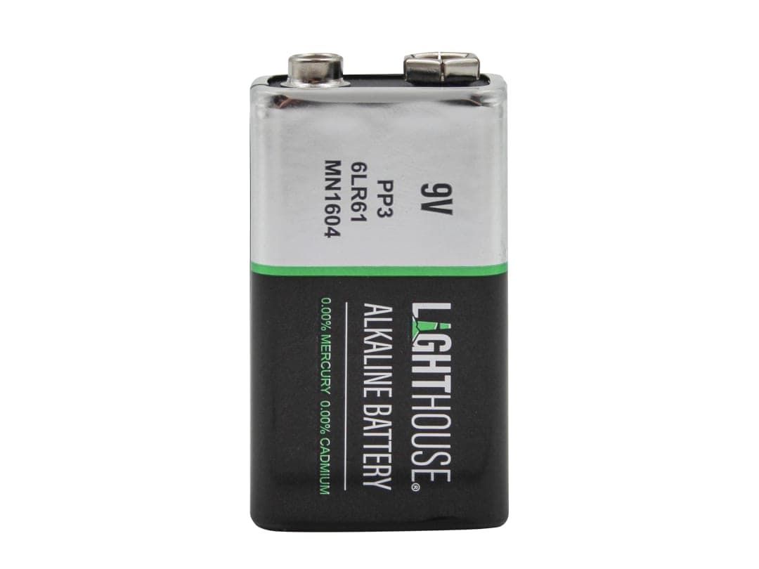 Lighthouse 9V LR61 Alkaline Battery 1100 mAh (Single Pack) 6LR61