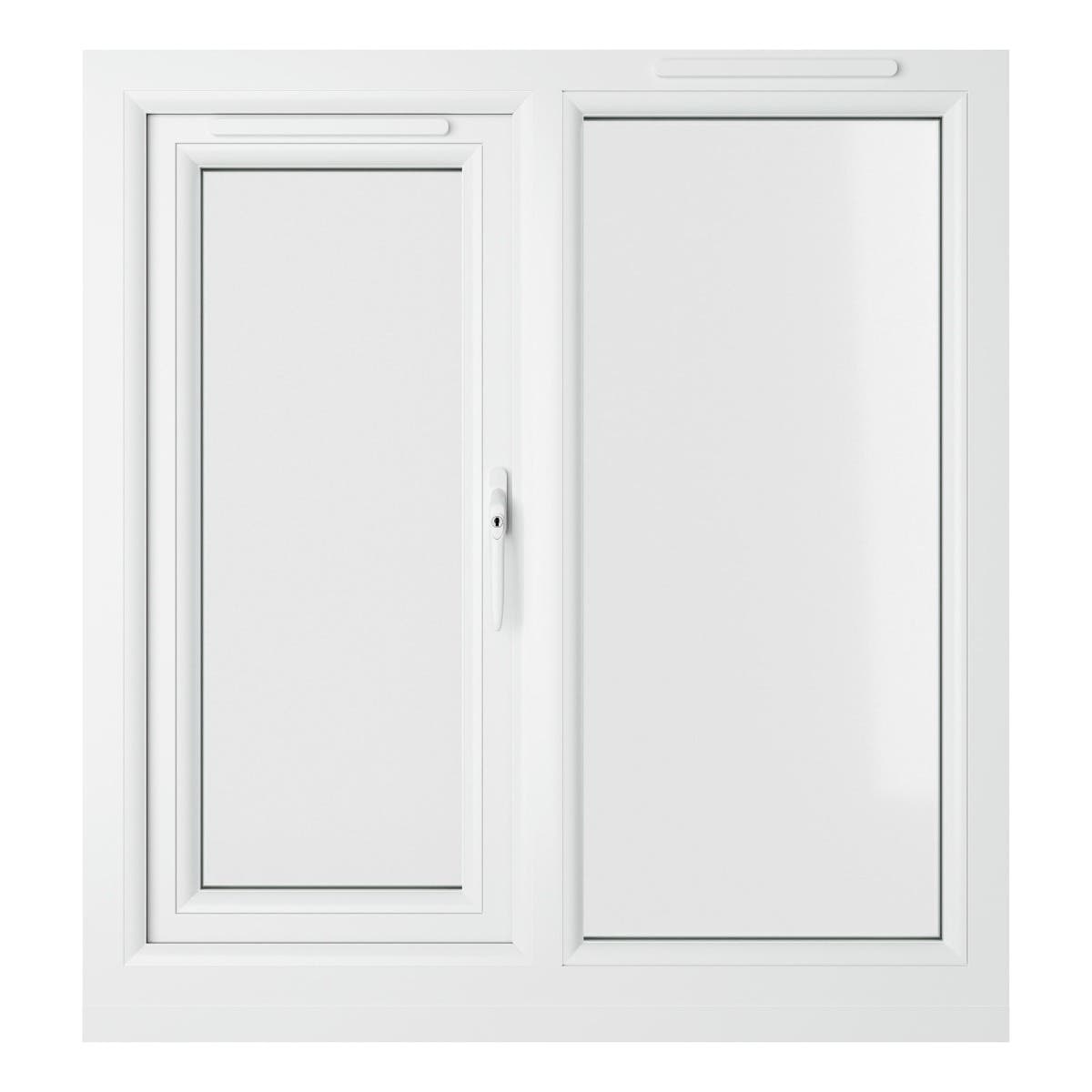 uPVC White Double Glazed Window - Right Handed - Side Hung - Clear Glass - 905 x 965mm