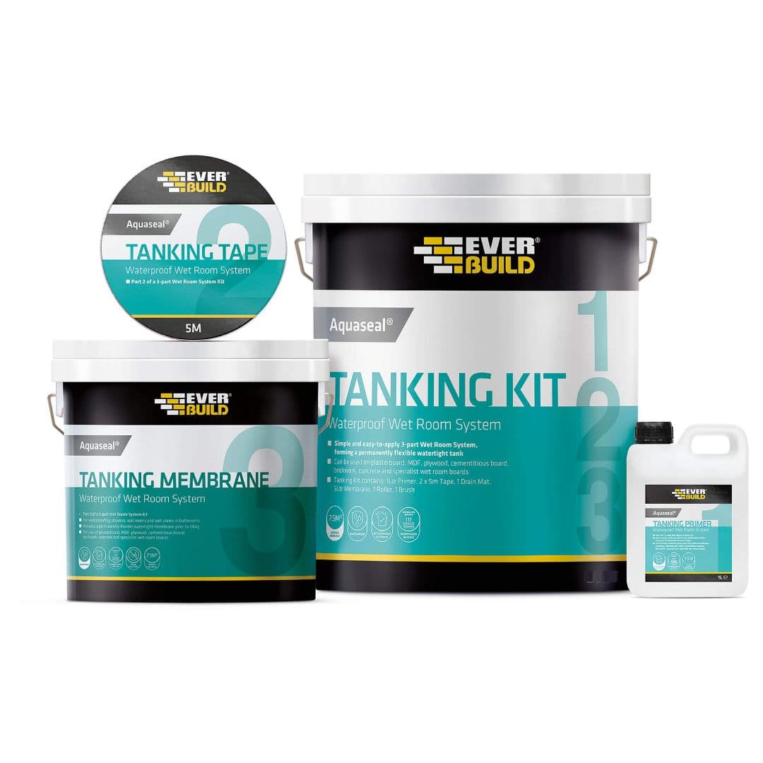 Everbuild Aquaseal Wet Room System Standard Kit Std