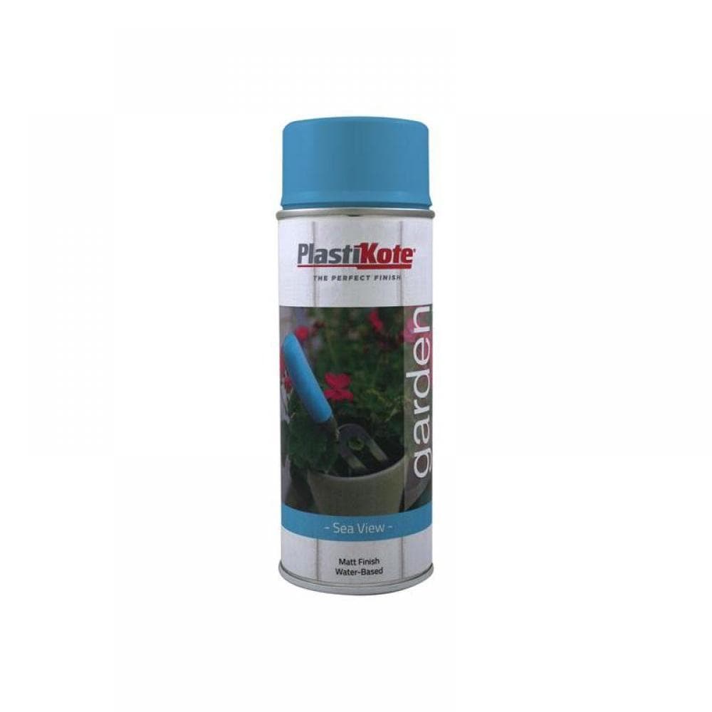 Plastikote 027206 Garden Colours Spray Paint Sea View 400Ml