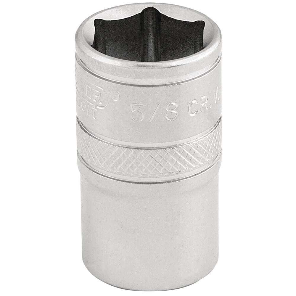 Draper Expert 16628 6 Point Imperial Socket 1/2in Sq. Dr. 5/8in each