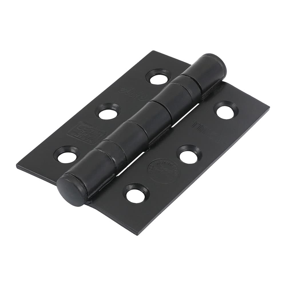 Timco 334321 Grade 7 Fire Door Hinges - Epoxy Black 76 X 51 X 2.2