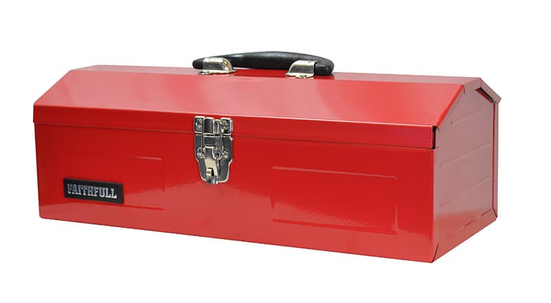 Faithfull TBH102B Metal Barn Toolbox 42Cm (16In)