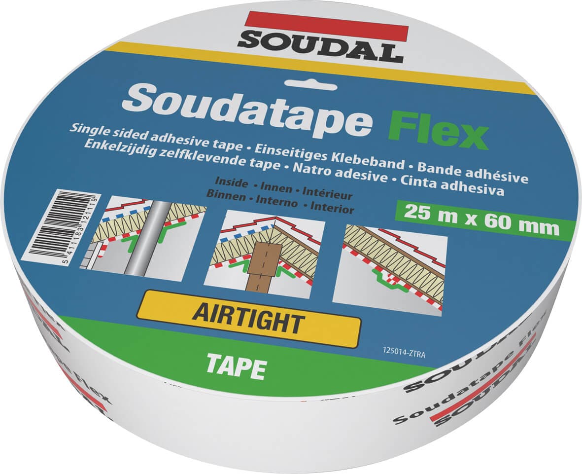 Soudal Soudatape Flex White 60Mm X 25M 125014