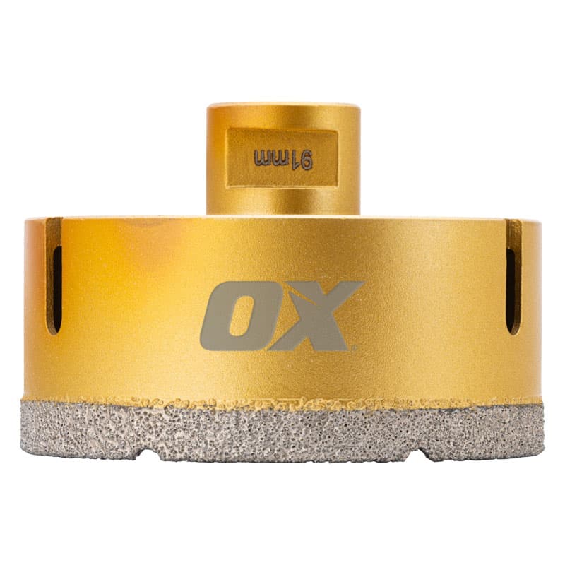 OX Spectrum Premium M14 Dry Cut Diamond Tile Drill - 91 mm