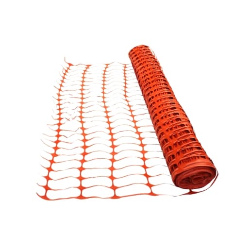 4Trade Orange Barrier Fencing 50m x 1m Roll