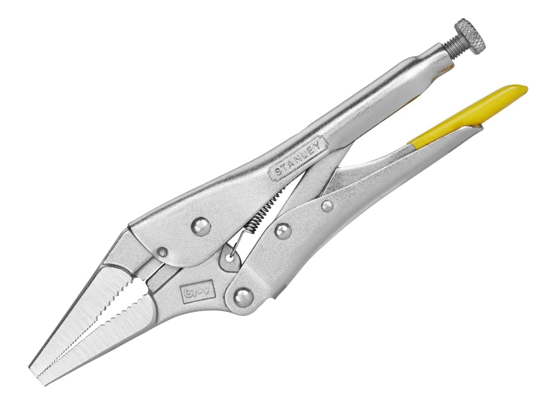 STANLEY® Hand Tools Long Nose Locking Pliers 215mm 0-84-813