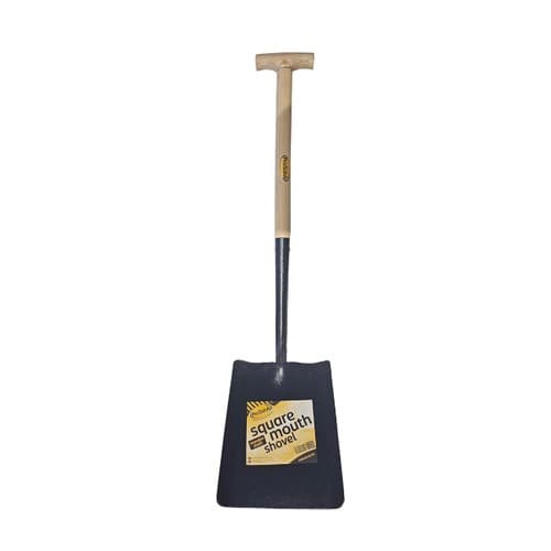 ProSolve Square Mouth Shovel with Wooden Shaft & T Handle
