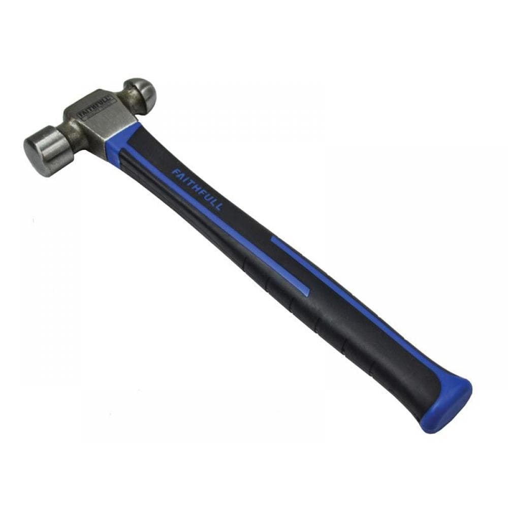 Faithfull Ball Pein Hammer Fibreglass Shaft 454G (16Oz)