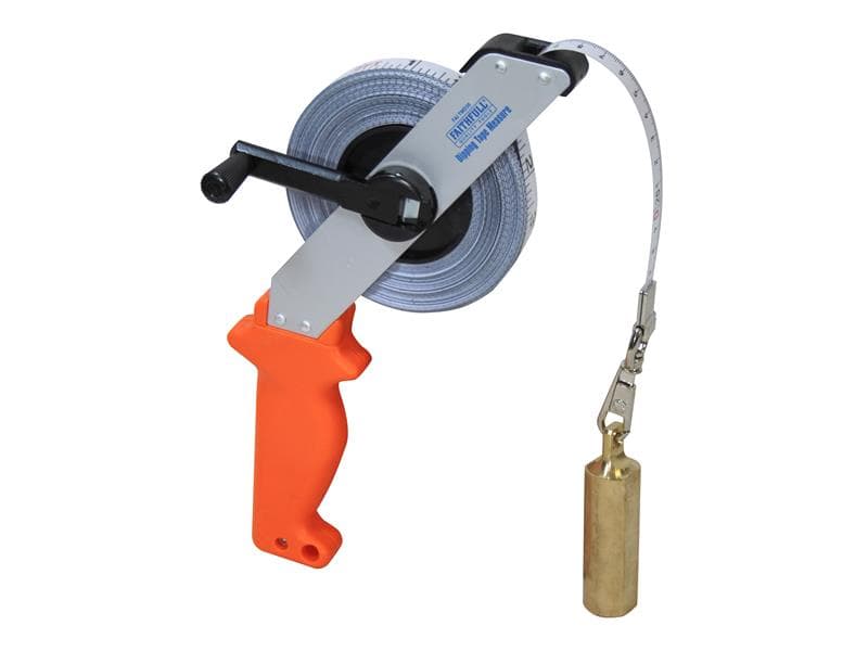 Faithfull Dipping Tape Measure With Weight 30M/100Ft