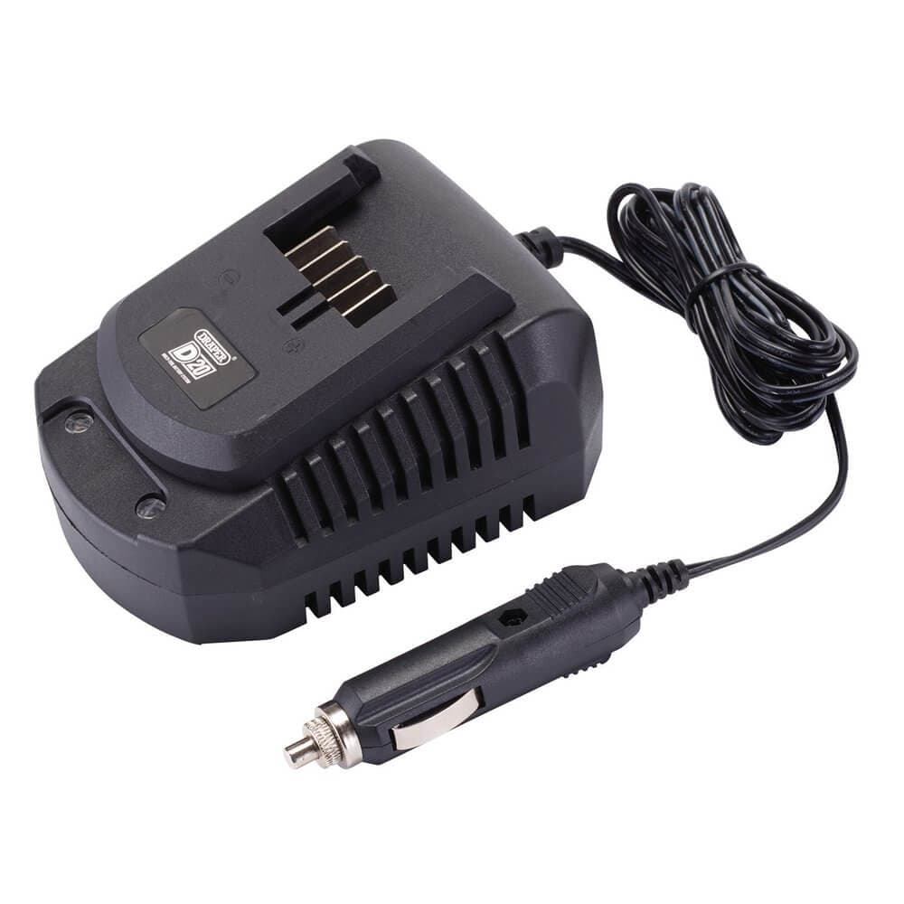 Draper 02255 D20 12V Li-Ion In-Car Battery Charger each 1