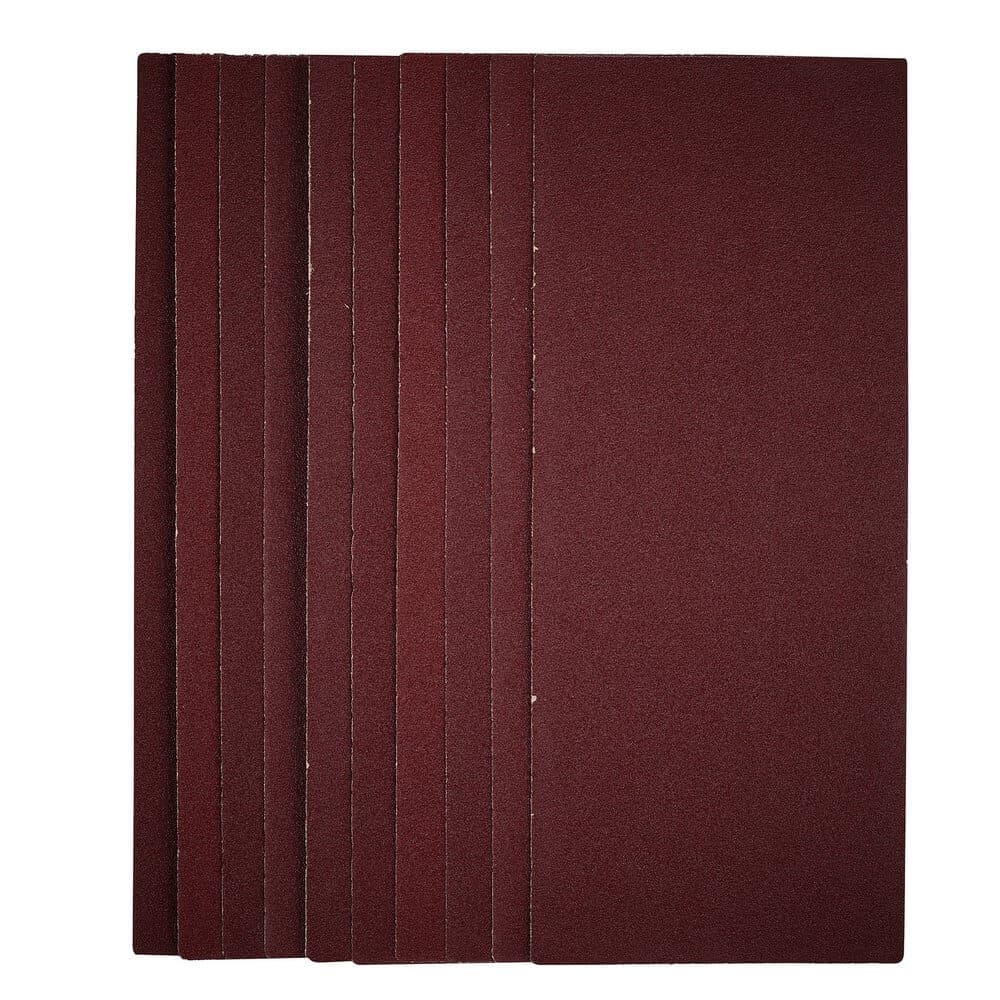 Draper 56329 1/2 Sanding Sheets 115 X 280Mm 80 Grit (Pack Of 10) each 1