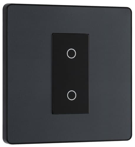 Nexus Metal Brushed Steel Triple Intelligent Led Dimmer Switch 2-Way Push On/Off NBS83-01