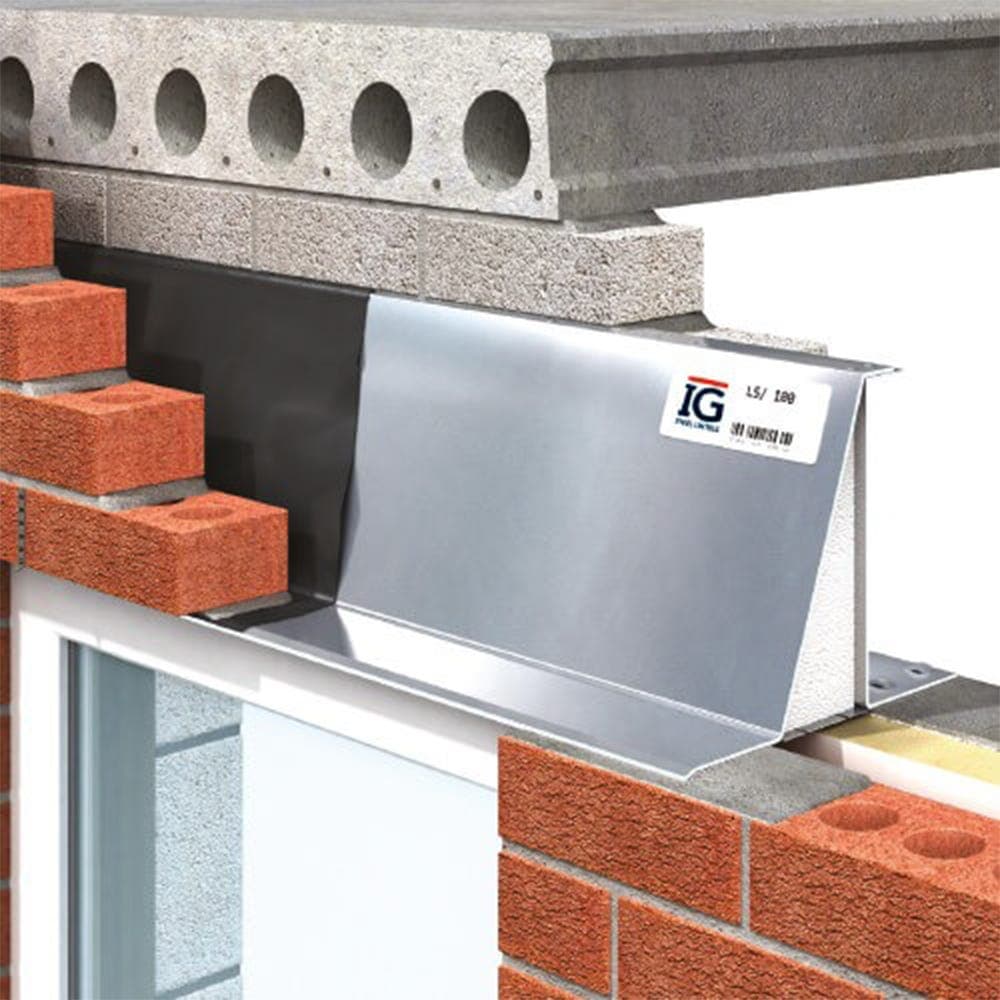 IG Extra Heavy Duty Steel Cavity Wall Lintel 1350mm x 234mm - L5/100