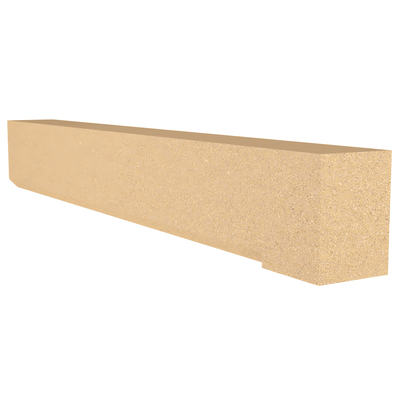 Forticrete Brown Aggregate Head Chamfered DH3 Bath 2015 Rh Piece, Size: 1005x100x140mm