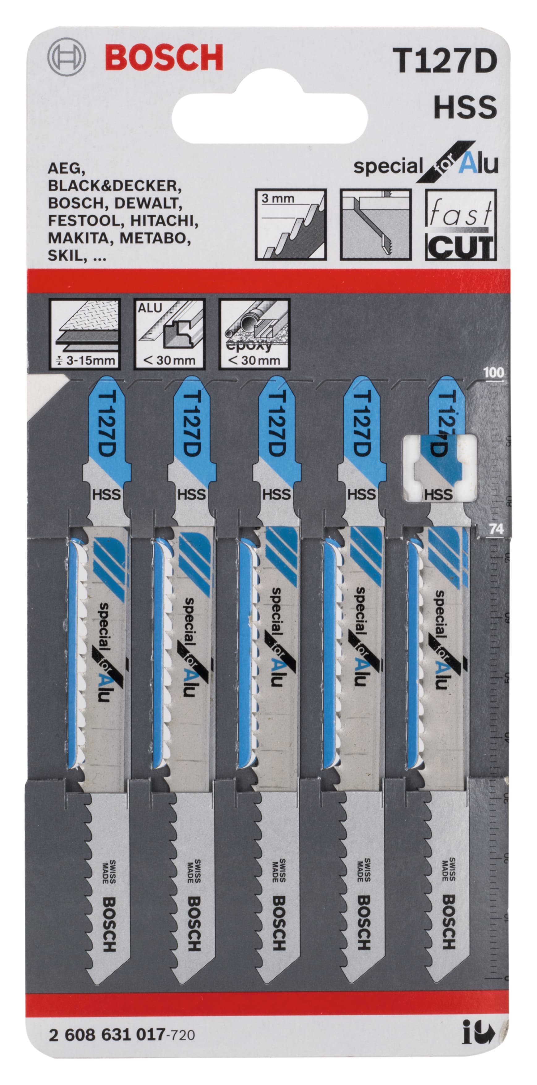 Bosch Aluminium 1 Lug T127 D 2608631017