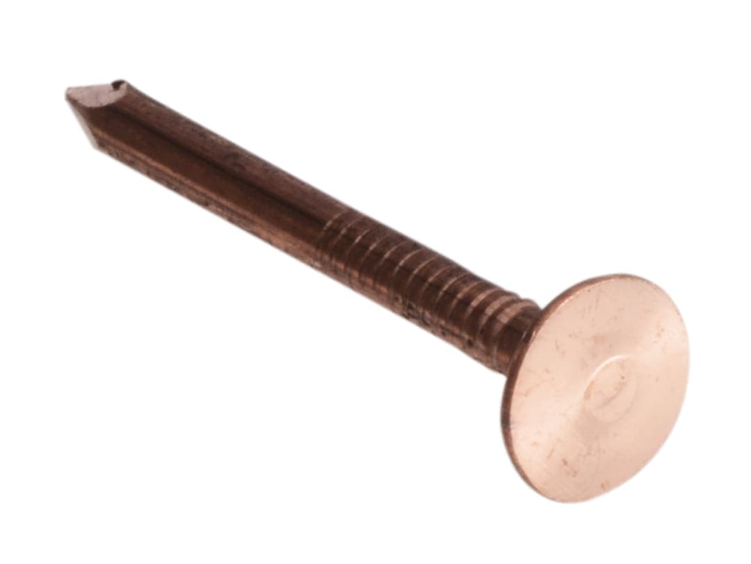 ForgeFix Multi-Purpose Clout Nails Copper 40 x 3.35mm (1kg Bag) 1NLC40335CB