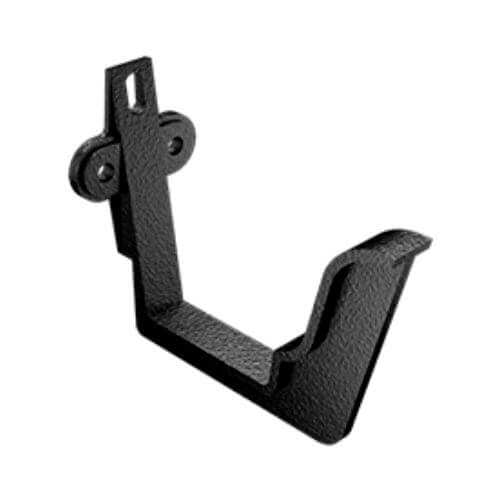 Cast Aluminium No46 Ogee Gutter Fascia Bracket - 125mm Black (9005 Leatherette)
