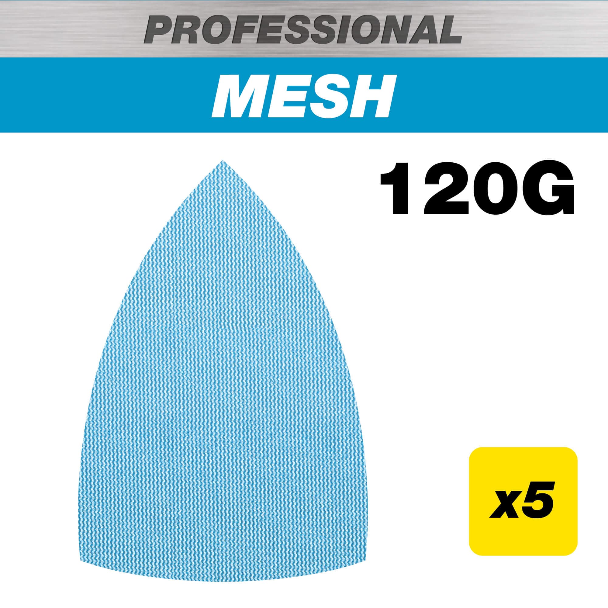 Trend 100 X 150Mm 120G Pro Mesh Detail Sanding Pad 5 Pack AB/DET/120P