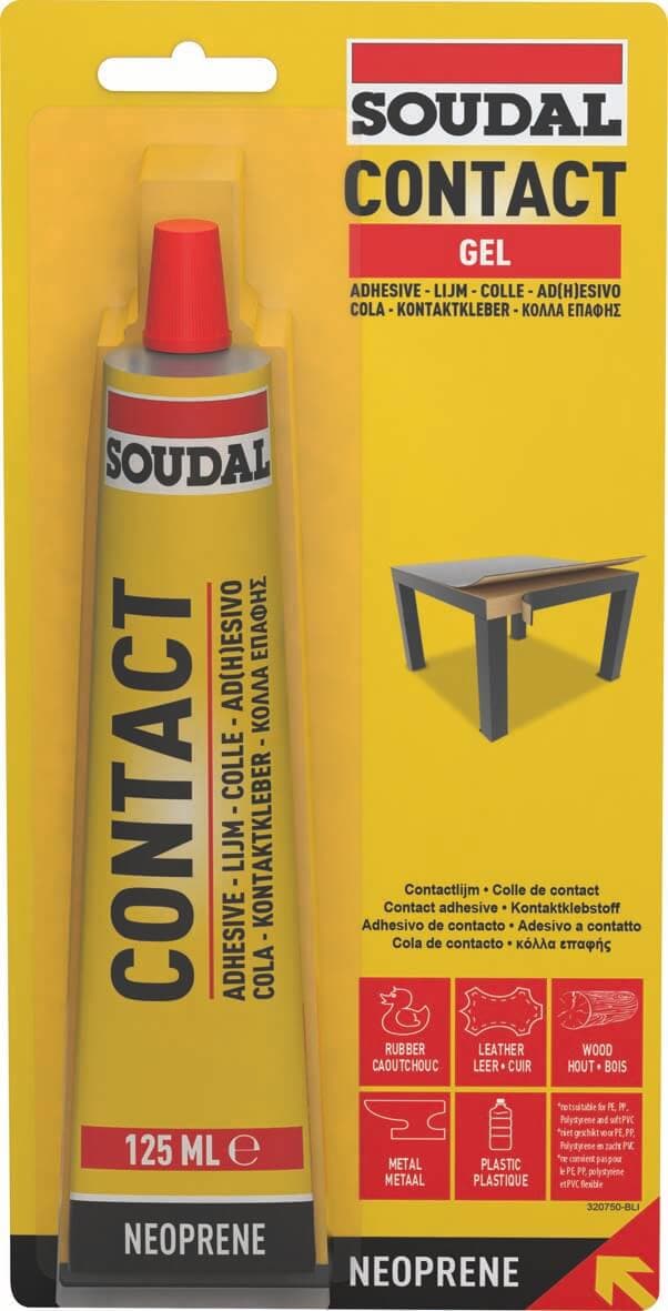 Soudal Contact Adhesive Gel Yellow 125Ml 111569