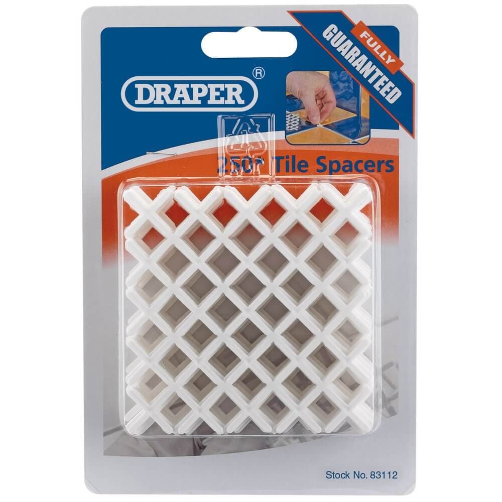 Draper 83112 Tile Spacers 2Mm (Approx 250) per pack