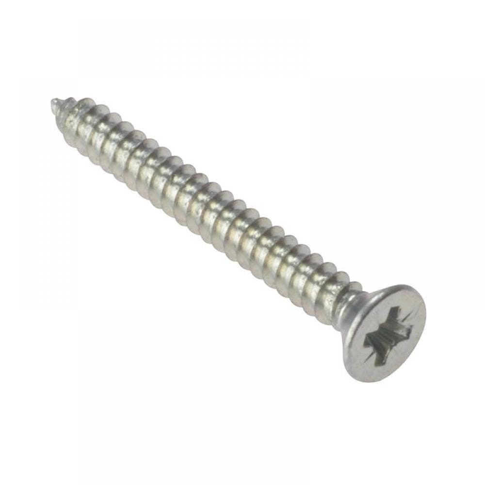Forgefix STCSK18ZP Self-Tapping Screw Pozi Compatible Csk Zp 1In X 8 Box 200