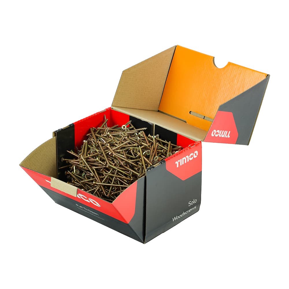 Timco 40060SOLOIND Solo Woodscrew Industry Pack 4.0 X 60 Box 1000