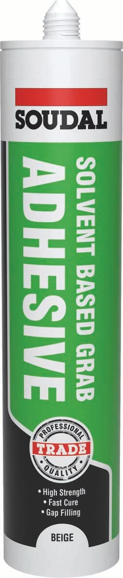 Soudal Solvent Based Grab Adhesive Beige 290Ml 116740