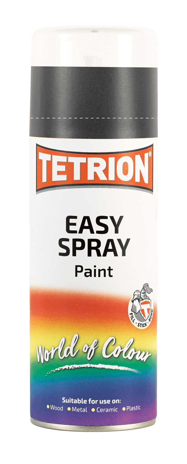 Tetrion Tetrosyl Easy Spray Paint Gloss Black 400ml