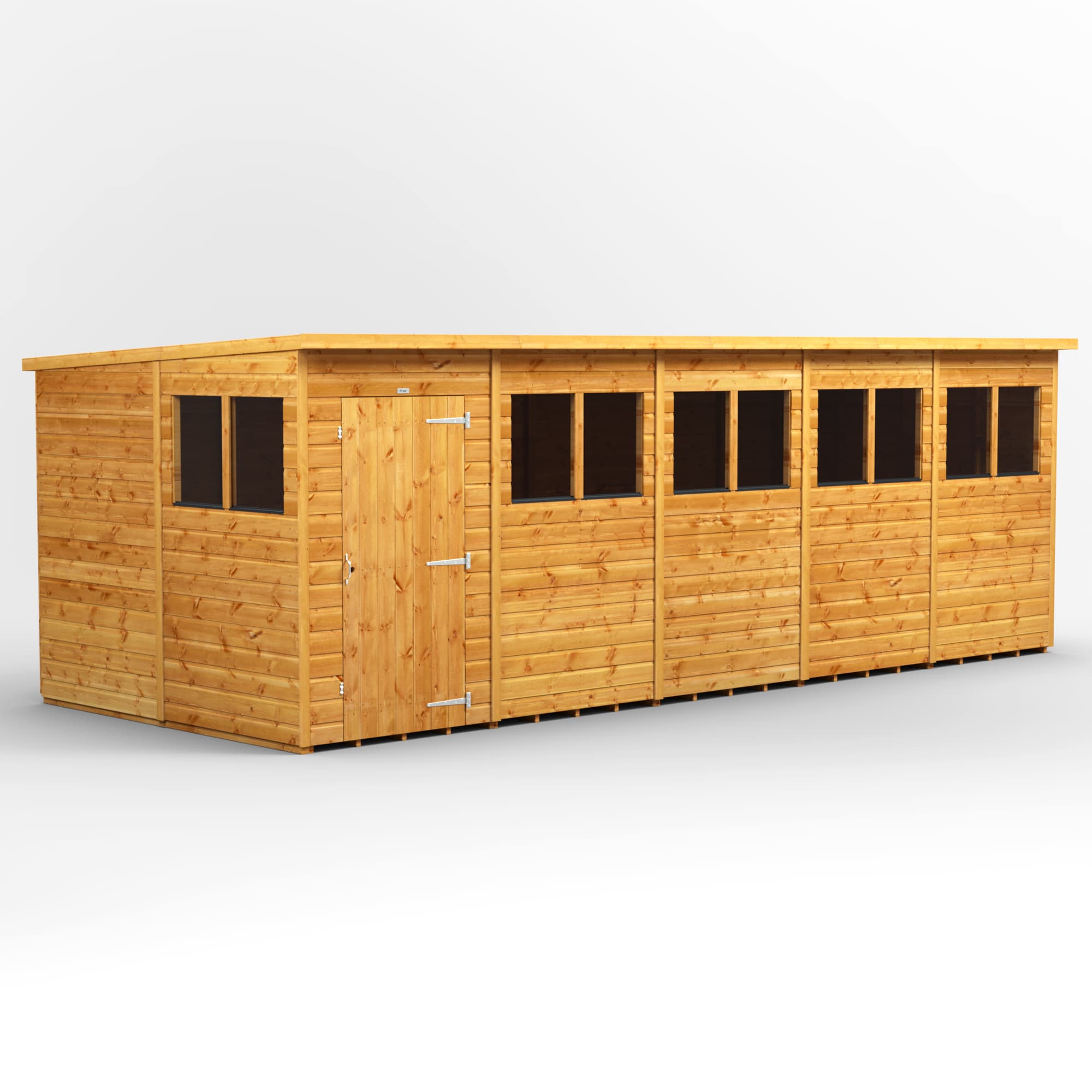 20 x 8 Power Pent Garden Shed