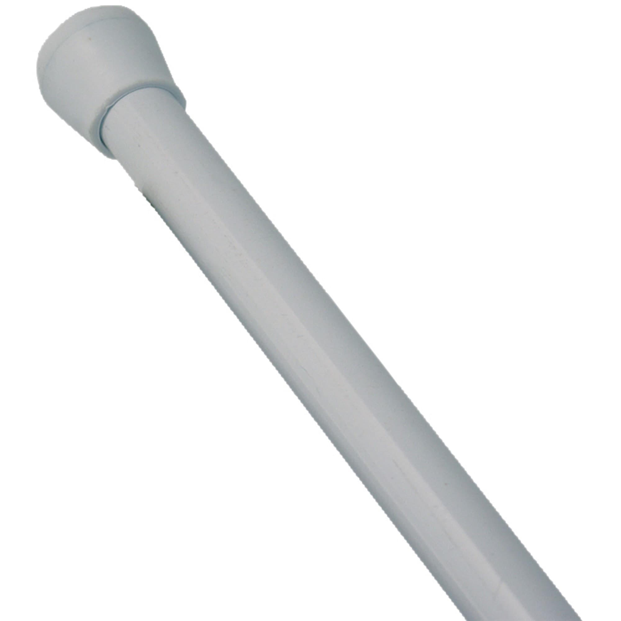 Own Brand White Adjustable Shower Rail 1400-2600mm