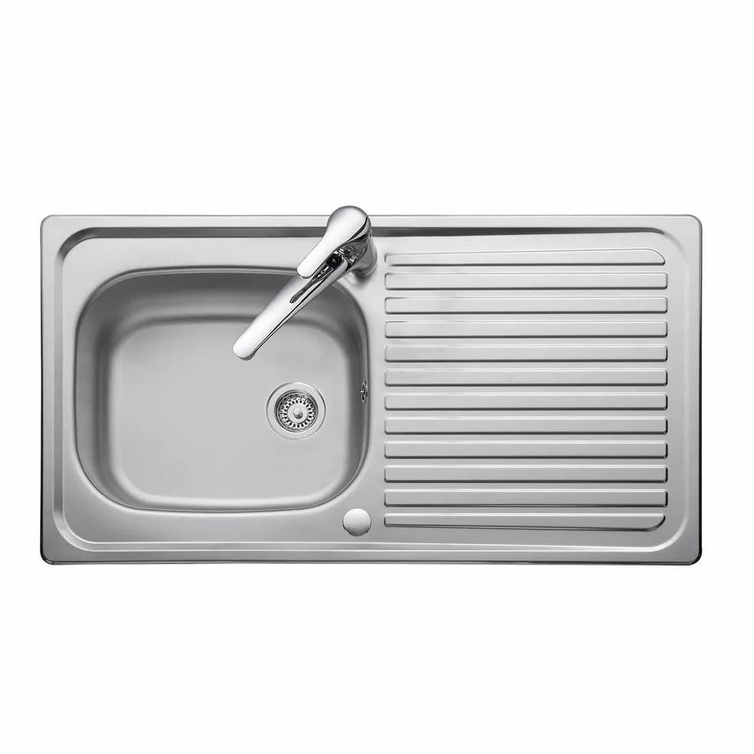 Leisure Linear 1.0 Bowl Sink 950 X 508Mm S/Steel 1Th Reversible