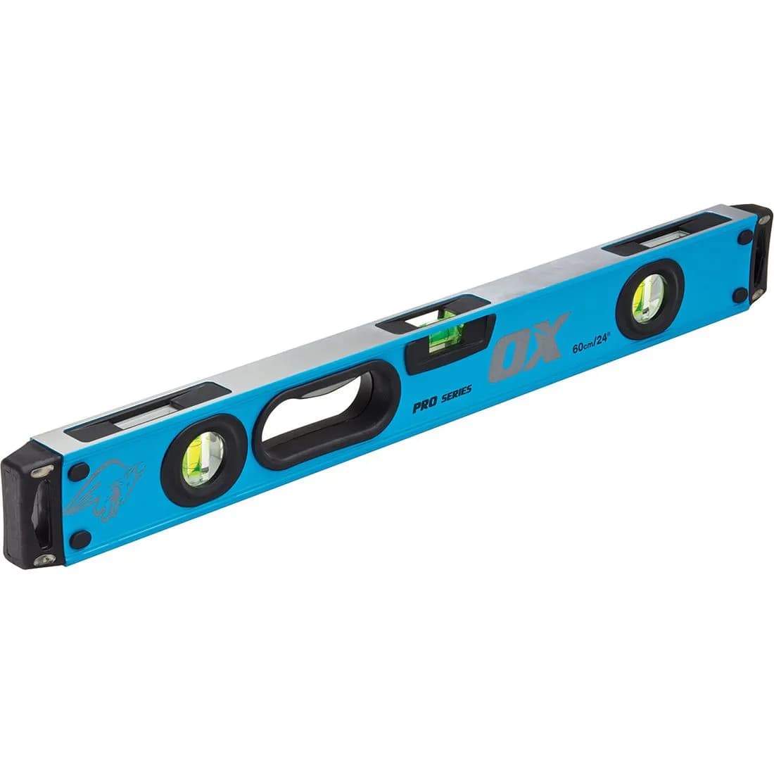 Ox Pro 600Mm Level Dual View Shock Proof End Caps